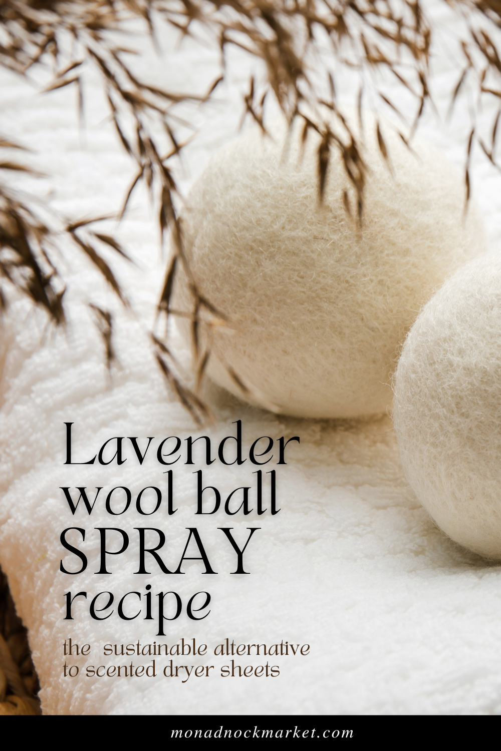 DIY Wool Ball Spray